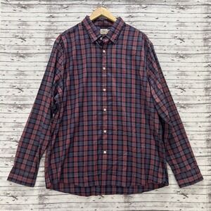 Faherty The Movement Shirt Men's 2XL XXL Plaid Stretch Soft Button Down NEW